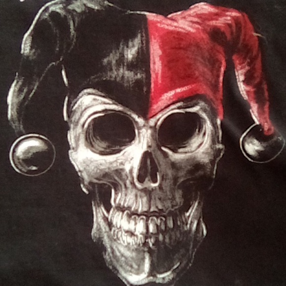 Harley Davidson skull jester tee NWOT  UNISEX - Picture 2 of 9